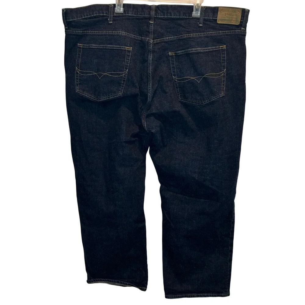 Polo Ralph Lauren Hampton Relaxed Straight Jeans Authentic Denim Men's 50x30 BIG